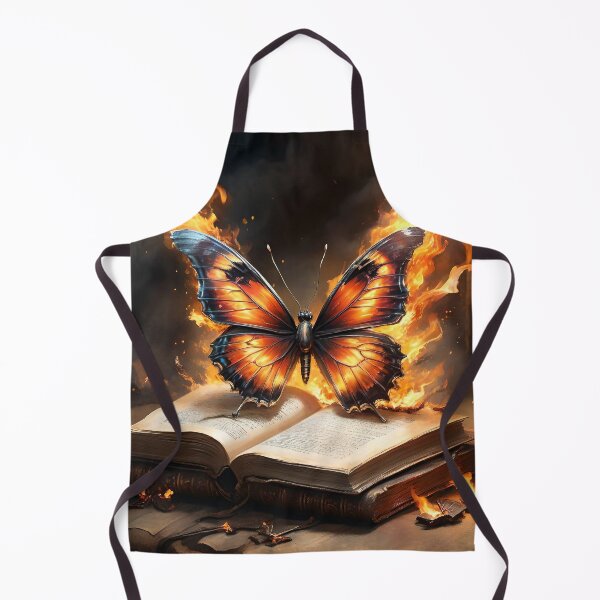 Item preview, Butterfly on a burning old book designed and sold by quasartphil.