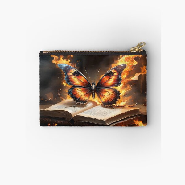 Item preview, Butterfly on a burning old book designed and sold by quasartphil.