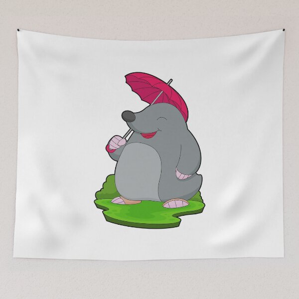 Item preview, Mole Raining Umbrella designed and sold by Snabdesign84.