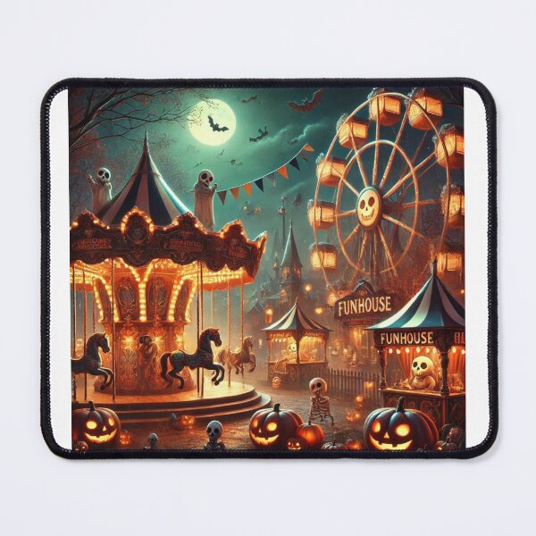 Item preview, Spooky Carnival: A Whimsical Night of Haunted Fun designed and sold by DiverzeDesignz.