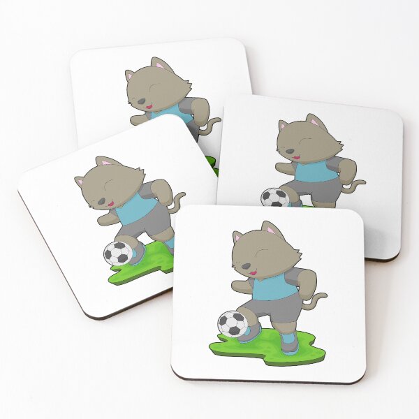 Item preview, Cat Soccer player Soccer designed and sold by Snabdesign84.