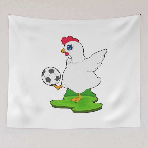 Item preview, Chicken Soccer player Soccer designed and sold by Snabdesign84.