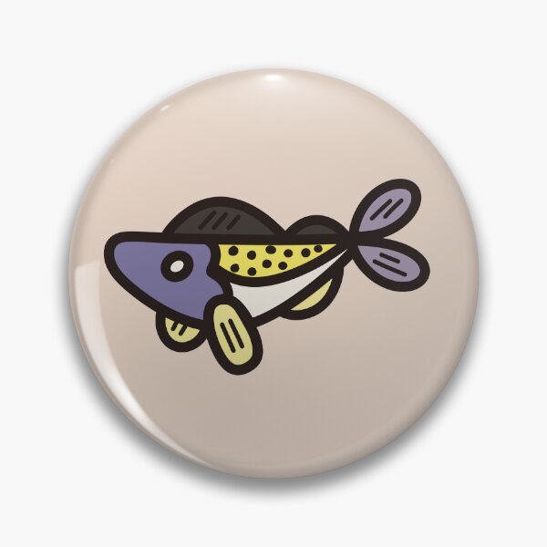 Aperçu de l'œuvre Poisson de fierté non binaire créée et vendue par echoforest.