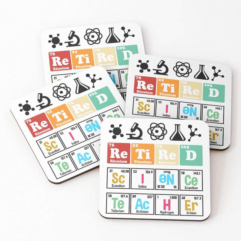 Item preview, Coasters (Set of 4) designed and sold by ScienceCorner.