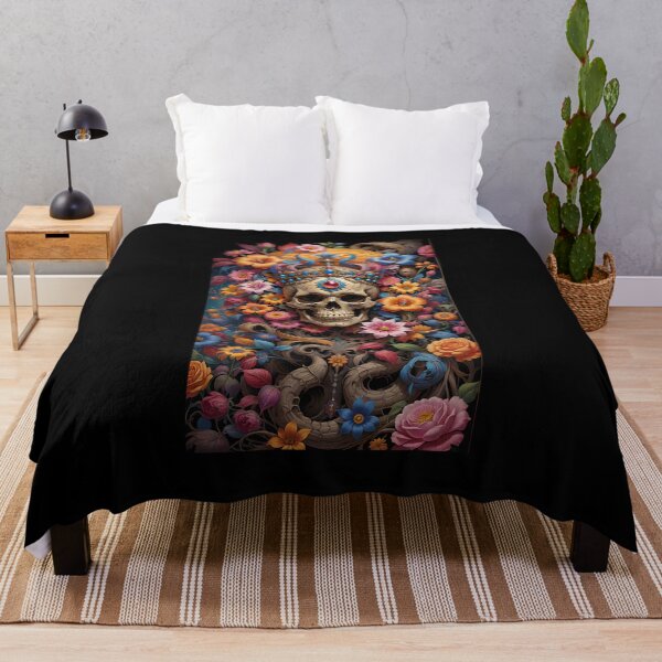Item preview, Floral Skull Royalty designed and sold by DinaKD.