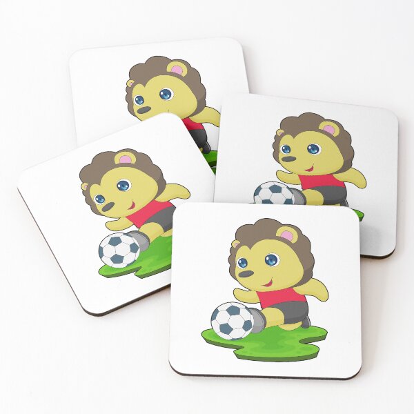 Item preview, Lion Soccer player Soccer designed and sold by Snabdesign84.