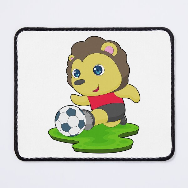 Item preview, Lion Soccer player Soccer designed and sold by Snabdesign84.
