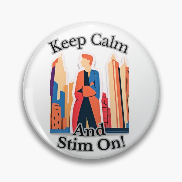 Item preview, Keep calm and stim on! designed and sold by CrazyDuoTeam.