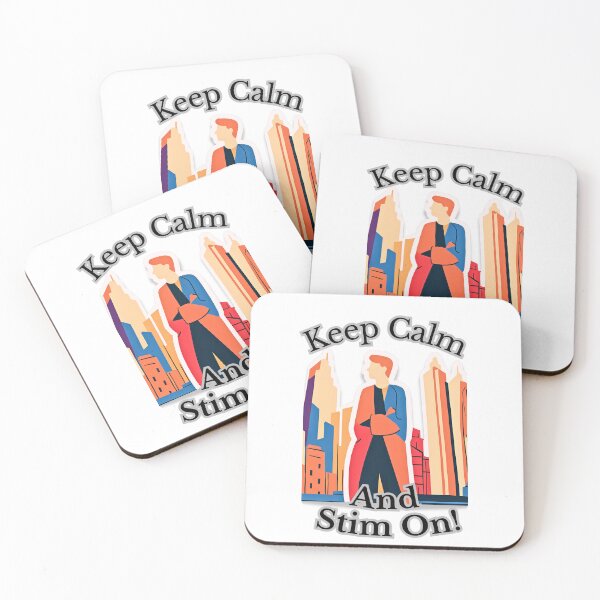 Item preview, Keep calm and stim on! designed and sold by CrazyDuoTeam.