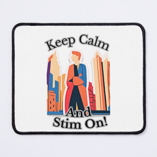 Item preview, Keep calm and stim on! designed and sold by CrazyDuoTeam.