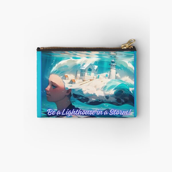 Item preview, Be a Lighthouse in the Storm Sticker - Mermaid Underwater Nubble-Cape Neddick designed and sold by SAMJA-Art.