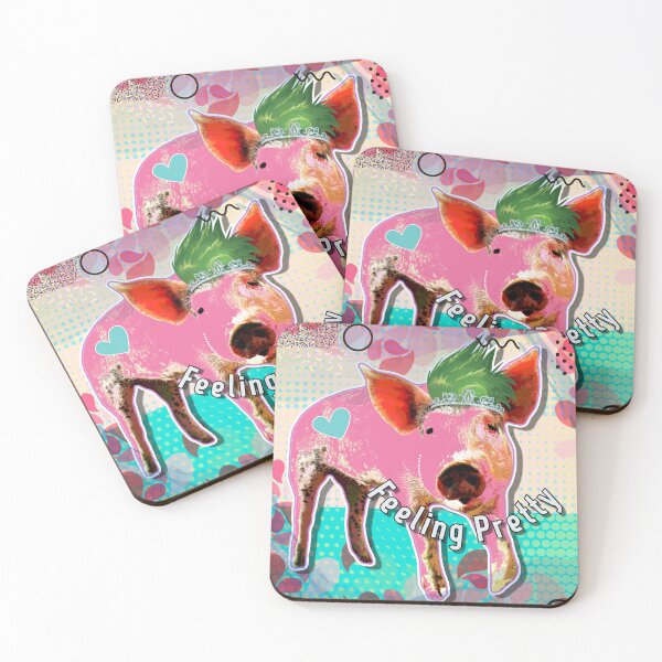 Item preview, Feeling Pretty Pink Pig designed and sold by dpenn.