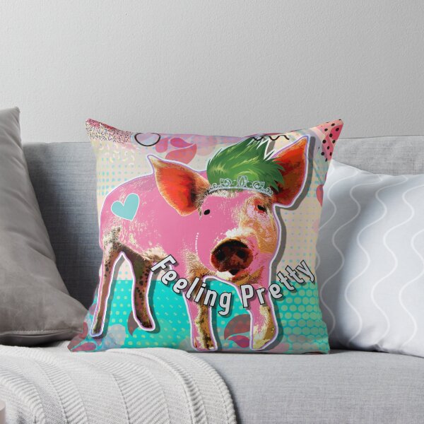 Item preview, Feeling Pretty Pink Pig designed and sold by dpenn.