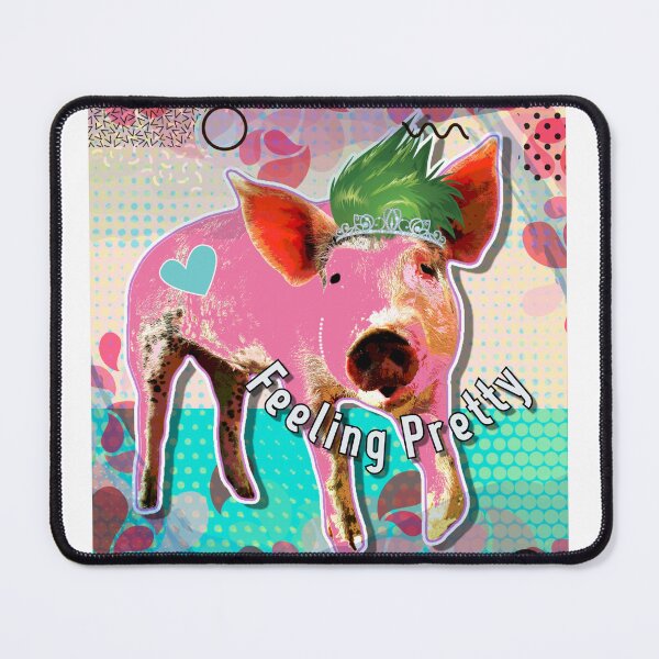 Item preview, Feeling Pretty Pink Pig designed and sold by dpenn.