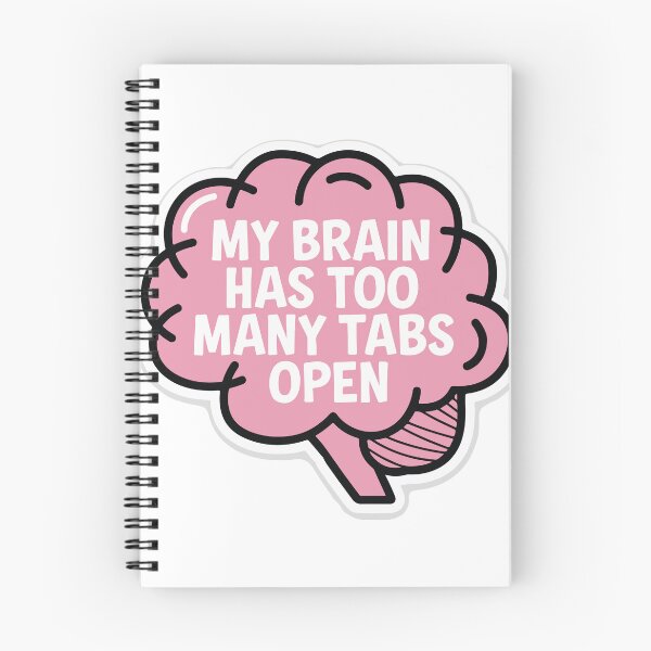 Item preview, Brain Tabs Open Cartoon Design designed and sold by NiftyWrx.