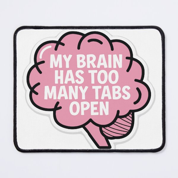 Item preview, Brain Tabs Open Cartoon Design designed and sold by NiftyWrx.