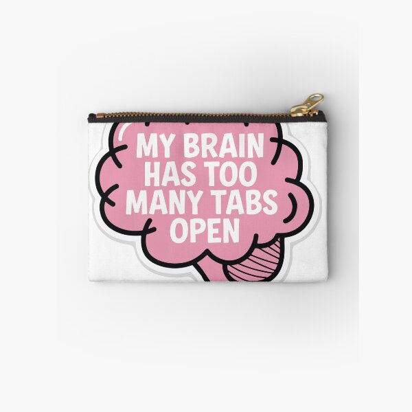 Item preview, Brain Tabs Open Cartoon Design designed and sold by NiftyWrx.