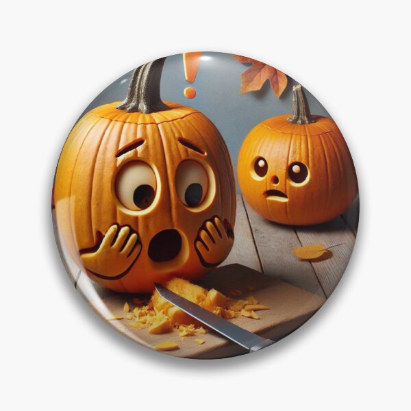 Item preview, Pumpkin Carving Itself: A Halloween Mishap designed and sold by DiverzeDesignz.