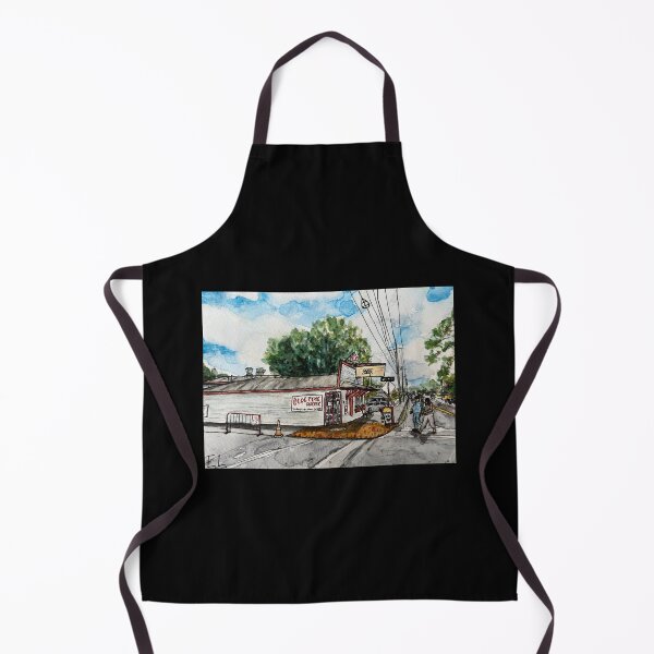 Item preview, Olde Tyme Groceries Watercolor Painting designed and sold by EasyPrints337.