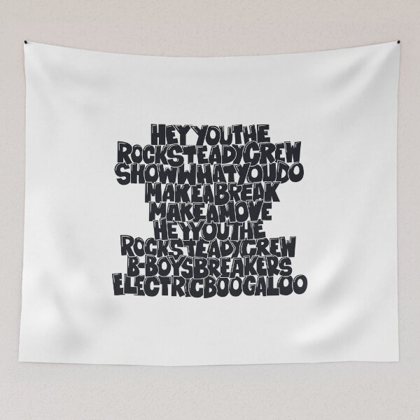 Item preview, Graffiti Block Letters - Hey You The Rock Steady Crew designed and sold by Boogosh.
