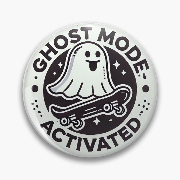 Item preview, Cute Ghost on Skateboard Art designed and sold by RabbitDesign777.