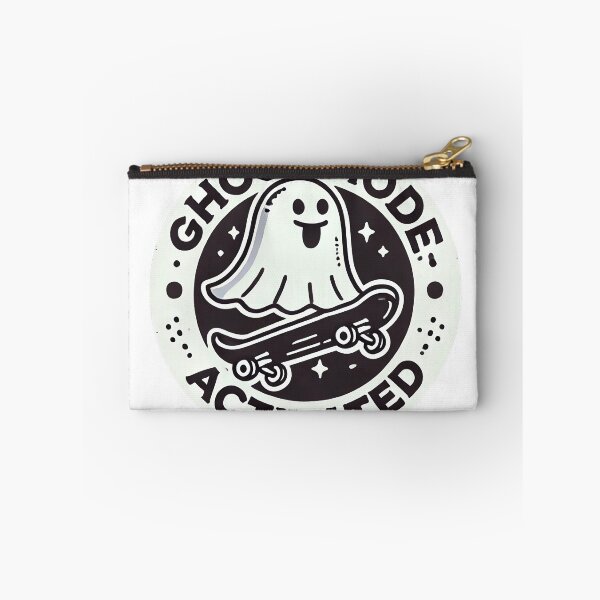Item preview, Cute Ghost on Skateboard Art designed and sold by RabbitDesign777.
