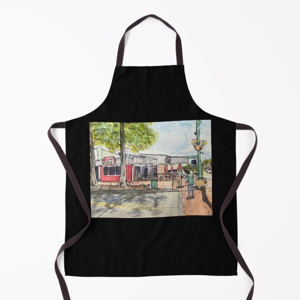 Item preview, A Taste of Downtown Watercolor Painting designed and sold by EasyPrints337.
