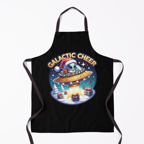 Item preview, Galactic Cheer UFO Alien Christmas Presents designed and sold by sparsonboutique.