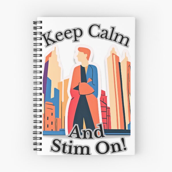 Item preview, Keep calm and stim on! designed and sold by CrazyDuoTeam.