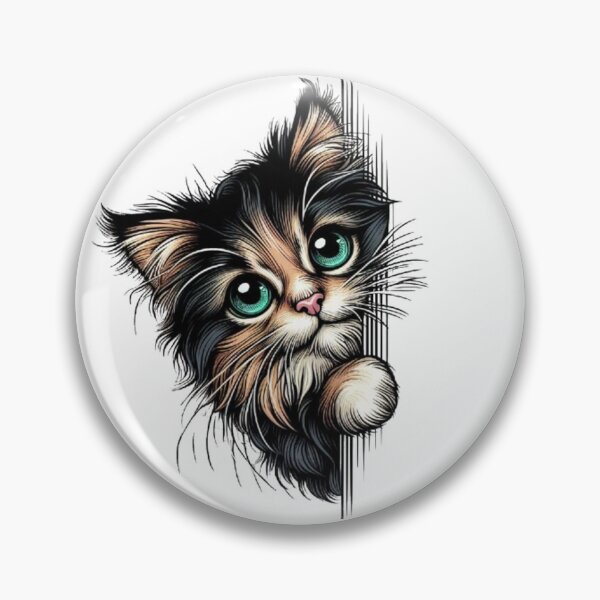 Item preview, "Curious Cat: Touching Expression" designed and sold by CHRIST5000.