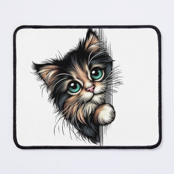 Item preview, "Curious Cat: Touching Expression" designed and sold by CHRIST5000.