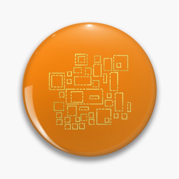 Item preview, Gold Blocks on Orange designed and sold by Art in My Loft.