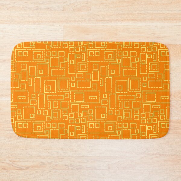 Item preview, Gold Blocks on Orange designed and sold by Art in My Loft.