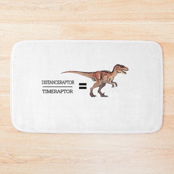 Item preview, Velociraptor Math - Funny Dinosaur Velocity Formula designed and sold by NiftyWrx.