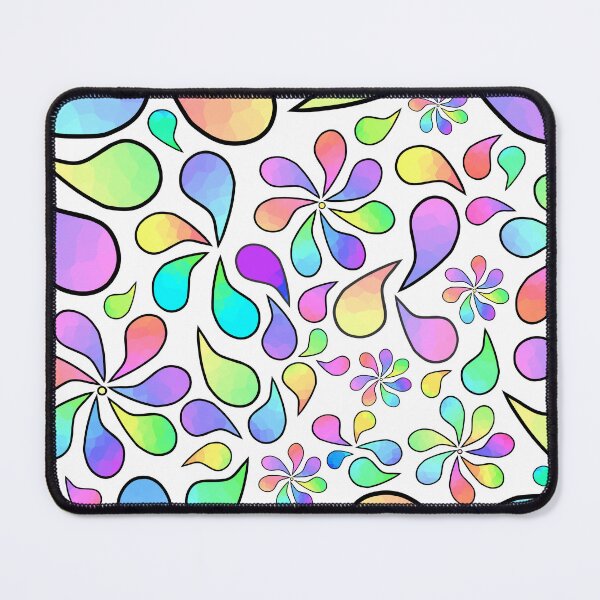 Item preview, Rainbow Groovy Flowers designed and sold by Sartoris Art.