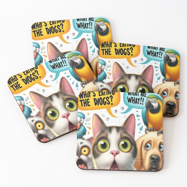 Item preview, Who's Eating The Dogs / Don't Eat My Cats / They Are Eating The Dogs and The Cats designed and sold by Dubione2.