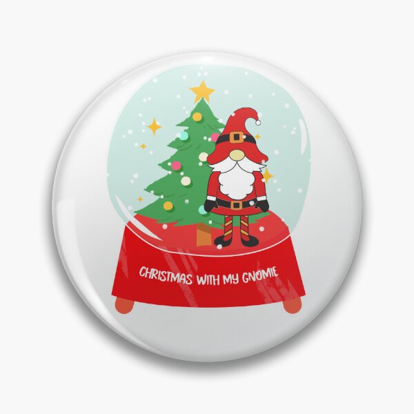 Item preview, Gnome Christmas Snowglobe designed and sold by Sartoris Art.
