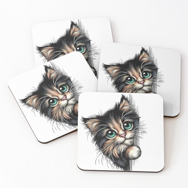Item preview, "Curious Cat: Touching Expression" designed and sold by CHRIST5000.