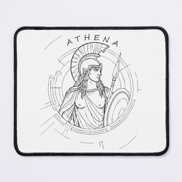 Item preview, A classic representation of Athena, the Greek goddess of wisdom, war and strategy. designed and sold by Mahilis.