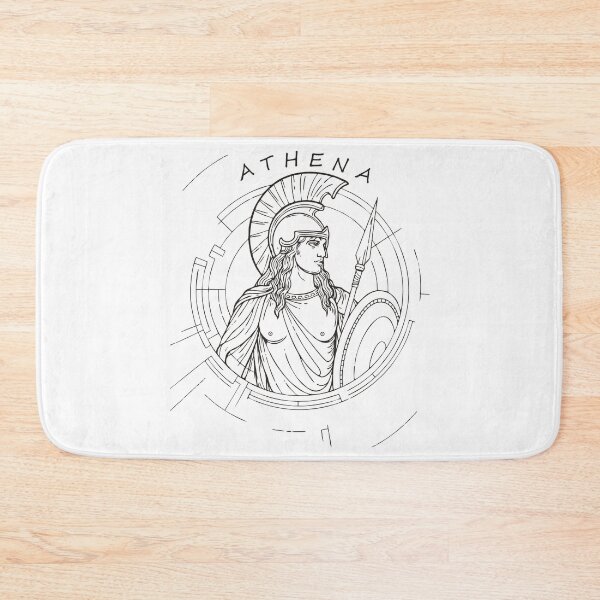 Item preview, A classic representation of Athena, the Greek goddess of wisdom, war and strategy. designed and sold by Mahilis.