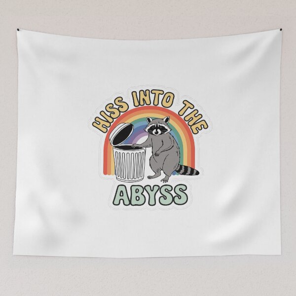 Item preview, Hiss Into The Abyss Raccoon Design designed and sold by NiftyWrx.