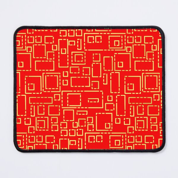 Item preview, Gold Blocks on Red designed and sold by Art in My Loft.