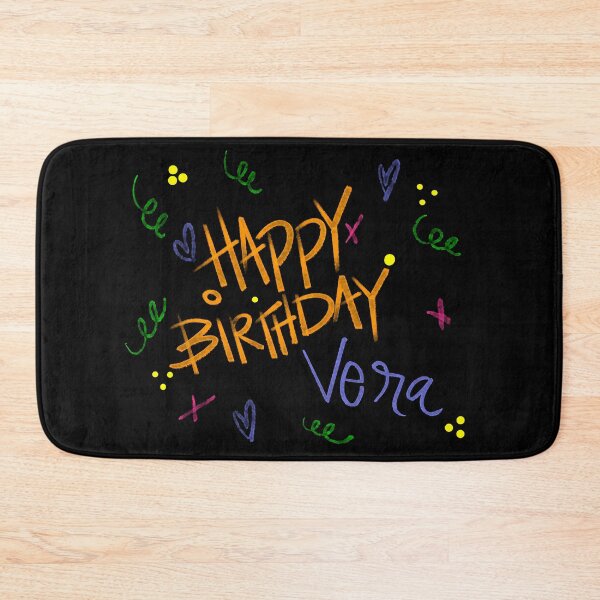 Item preview, HAPPY BIRTHDAY VERA CUSTOM NAME designed and sold by GIVENGRACE.ART.