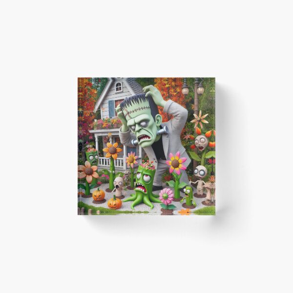 Item preview, Frankenstein's Quirky Garden Adventure designed and sold by DiverzeDesignz.