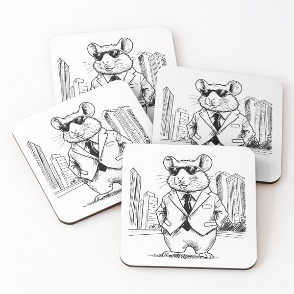 Item preview, Business Mouse Line Drawing designed and sold by GeoSketchWear.