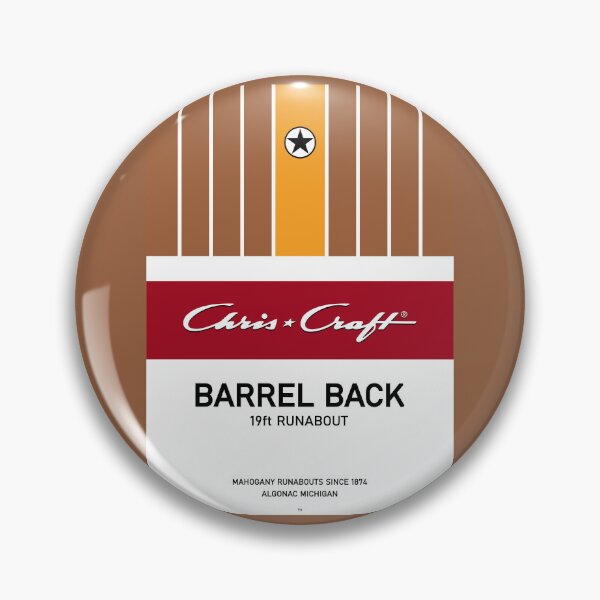 Item preview, Chris Craft Barrel Back Lake Michigan Motorboat USA Runabout designed and sold by PB Mary.