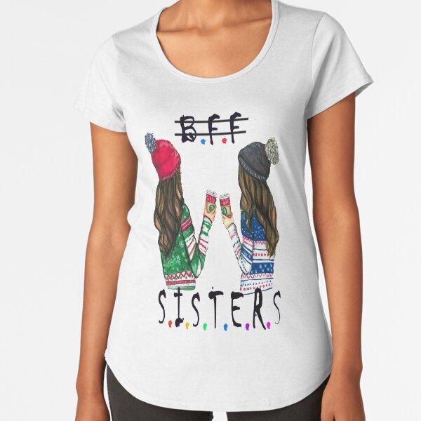BFF design Premium Scoop T-Shirt