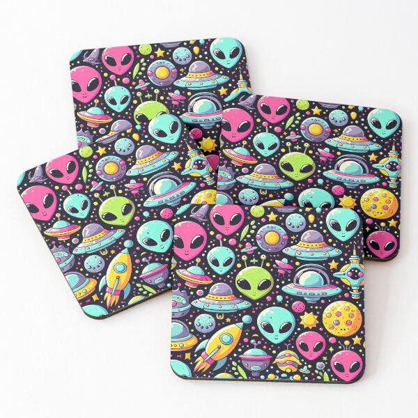 Item preview, Colorful Alien Spaceship Adventure designed and sold by JavisSRDesign.