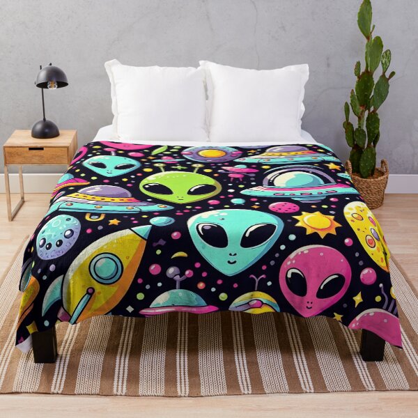 Item preview, Colorful Alien Spaceship Adventure designed and sold by JavisSRDesign.