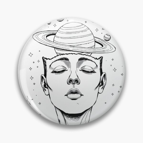 Item preview, Celestial space deep woman thoughts spirit state design for an essential t-shirt designed and sold by puurfectcat.